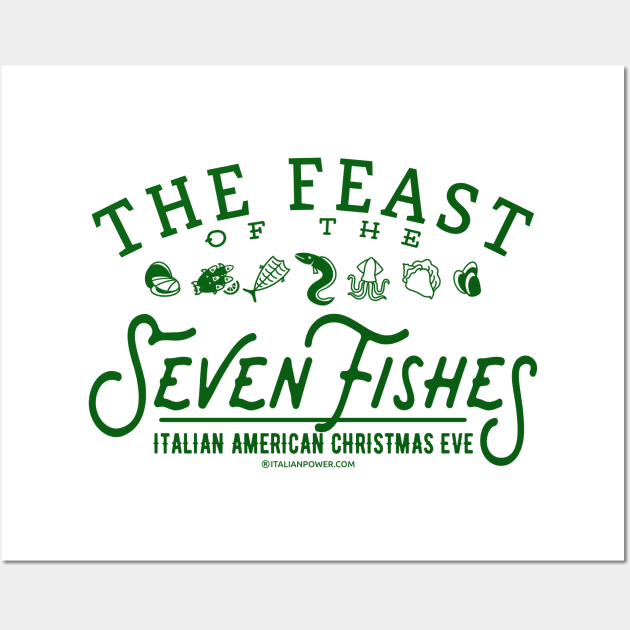 Feast of the Seven Fishes Wall Art by ItalianPowerStore